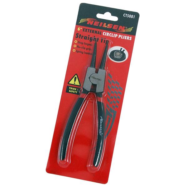 Circlip Plier Straight Tip 150mm 6'' External