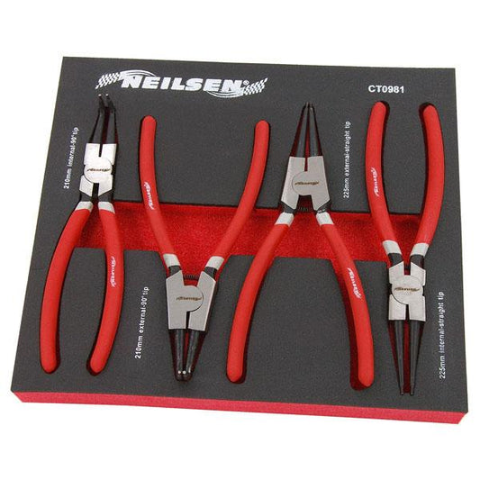Circlip Pliers - 4 Piece Set Size 9
